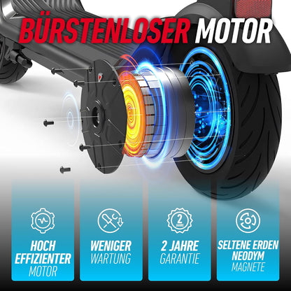 NIU KQi100P E-Scooter with ABE, Up to 29 km Range, 300 W Motor, 10 Zoll Pneumatic Tyres, hydraulische Front Suspension, App Control, Anthracite/Black