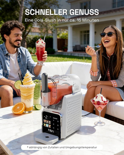 HBN CP-GBS-800 Slush Machine 1,9 L – 6 Programmes, Self-Cleaning, 220 W, Kompakt