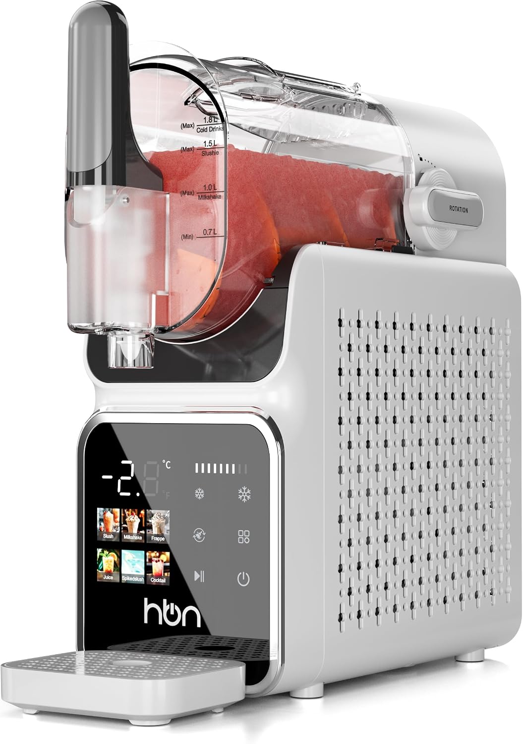 HBN CP-GBS-800 Slush Machine 1,9 L – 6 Programmes, Self-Cleaning, 220 W, Kompakt