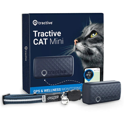 Tractive Smart GPS Cat Tracker with Activity Monitoring – Black