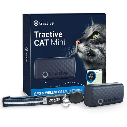 Tractive Smart GPS Cat Tracker with Activity Monitoring – Black