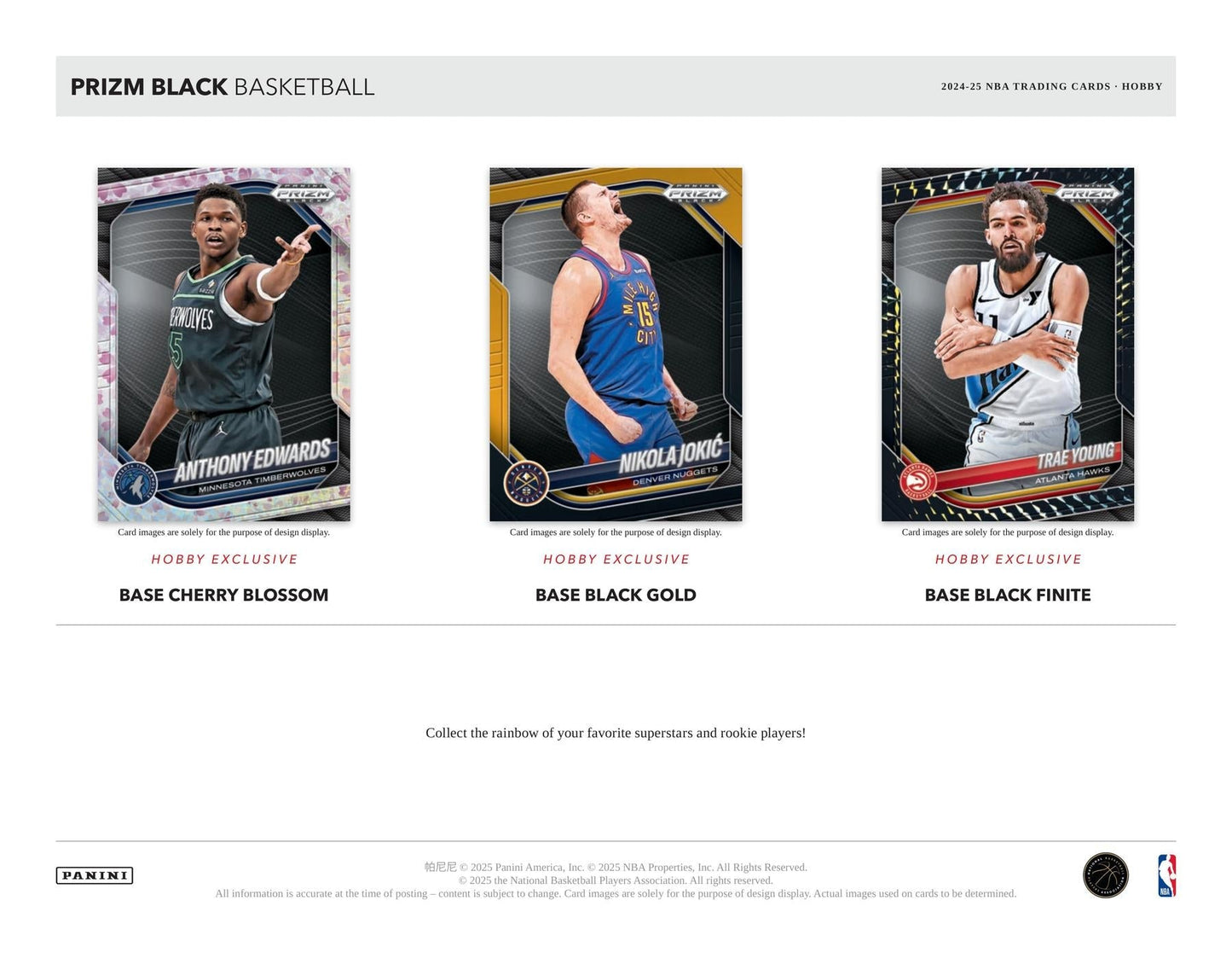2024/25 Panini Prizm Black Basketball Hobby