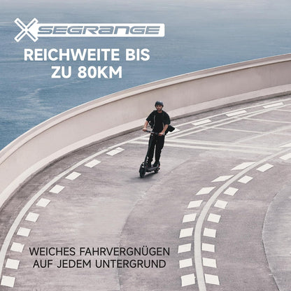 Segway-Ninebot MAX G3 D E-Scooter, Up to 80 km Range, 11 Zoll Self-Sealing Pneumatic Tyres, Full Suspension, TFT Display, FlashCharge, Apple Find My, Foldable, Black