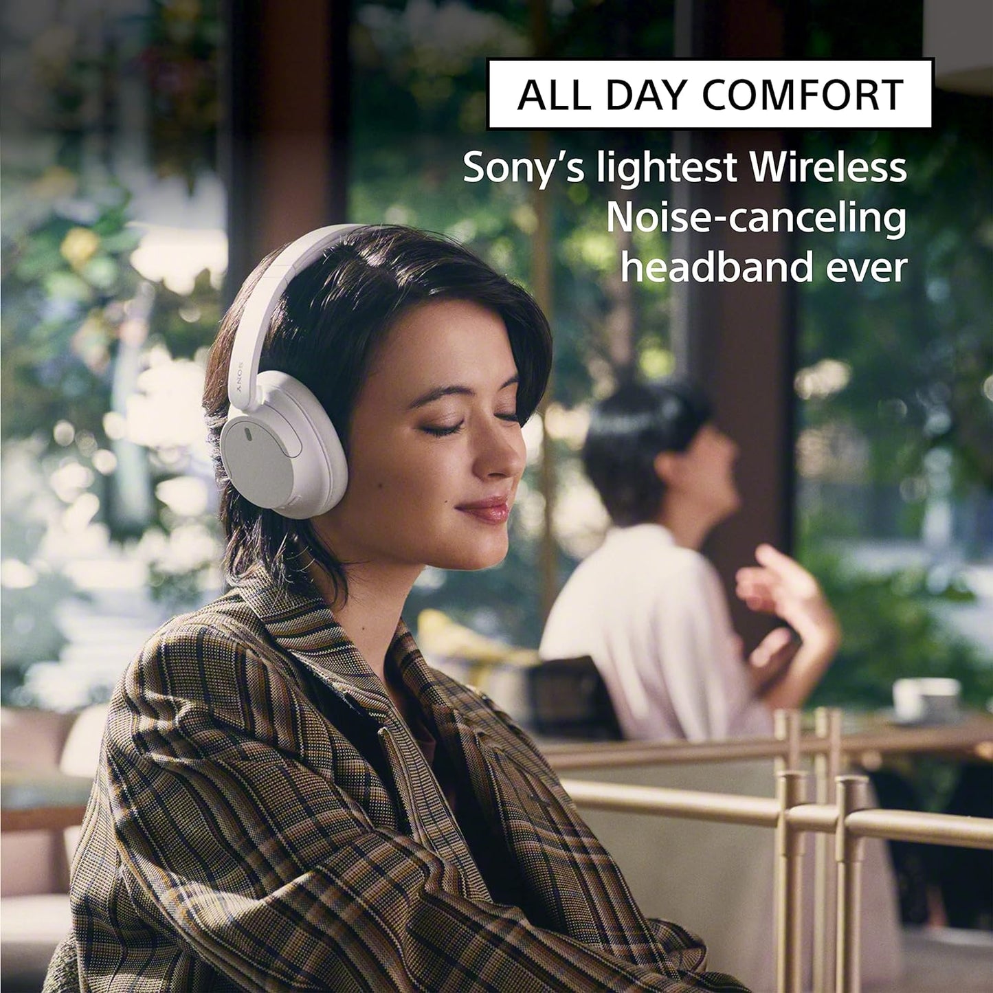 Sony WH-CH720N Wireless Headphones, Active Noise Cancelling, 35h Battery, Bluetooth 5, Black