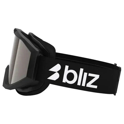 Bliz Liner Black White Logo Goggle Orange Silver Mirror Lens