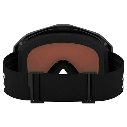 Bliz Liner Black White Logo Goggle Orange Silver Mirror Lens