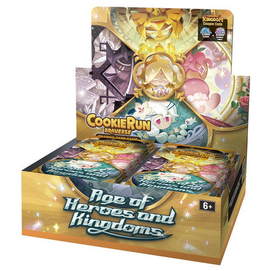 CookieRun TCG: Set 2 – Age of Heroes and Kingdoms Booster Display