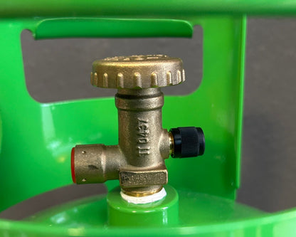 R448A Refrigerant 10 kg im Refillable Cylinder – 1/4" Connection