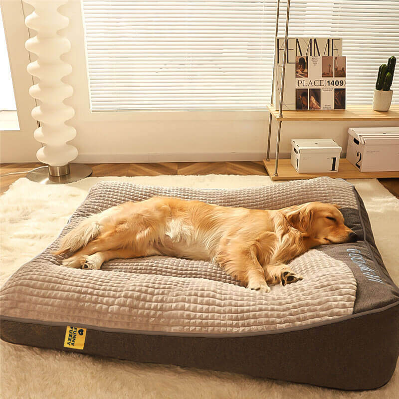 Large Thick Scratch-resistant Spine Protection Orthopaedic Dog Cushion Bed