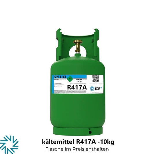 R417A Refrigerant – 10 kg Füllgewicht im aufladbaren Zylinder