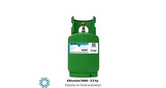 R600 Refrigerant Gas Refrigerant – 5,5 kg Refillable Cylinder 1/4 Connection
