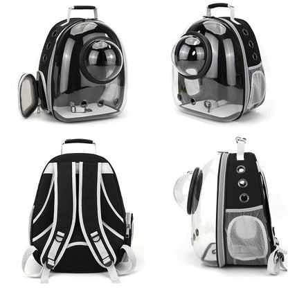 GalaxyPaw Transparent Space Capsule Pet Backpack