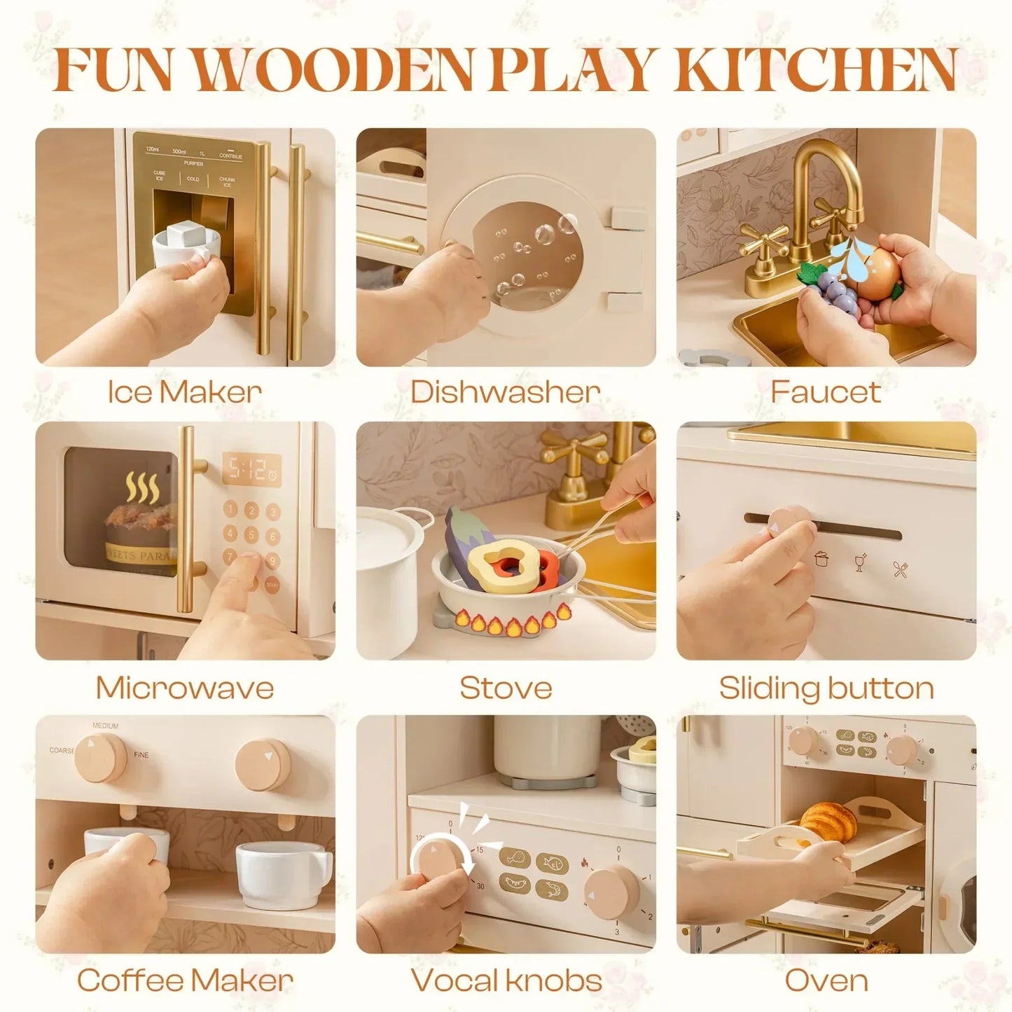 Toddler Chef - Wooden Play Kitchen