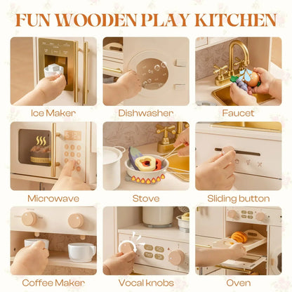 Toddler Chef - Wooden Play Kitchen