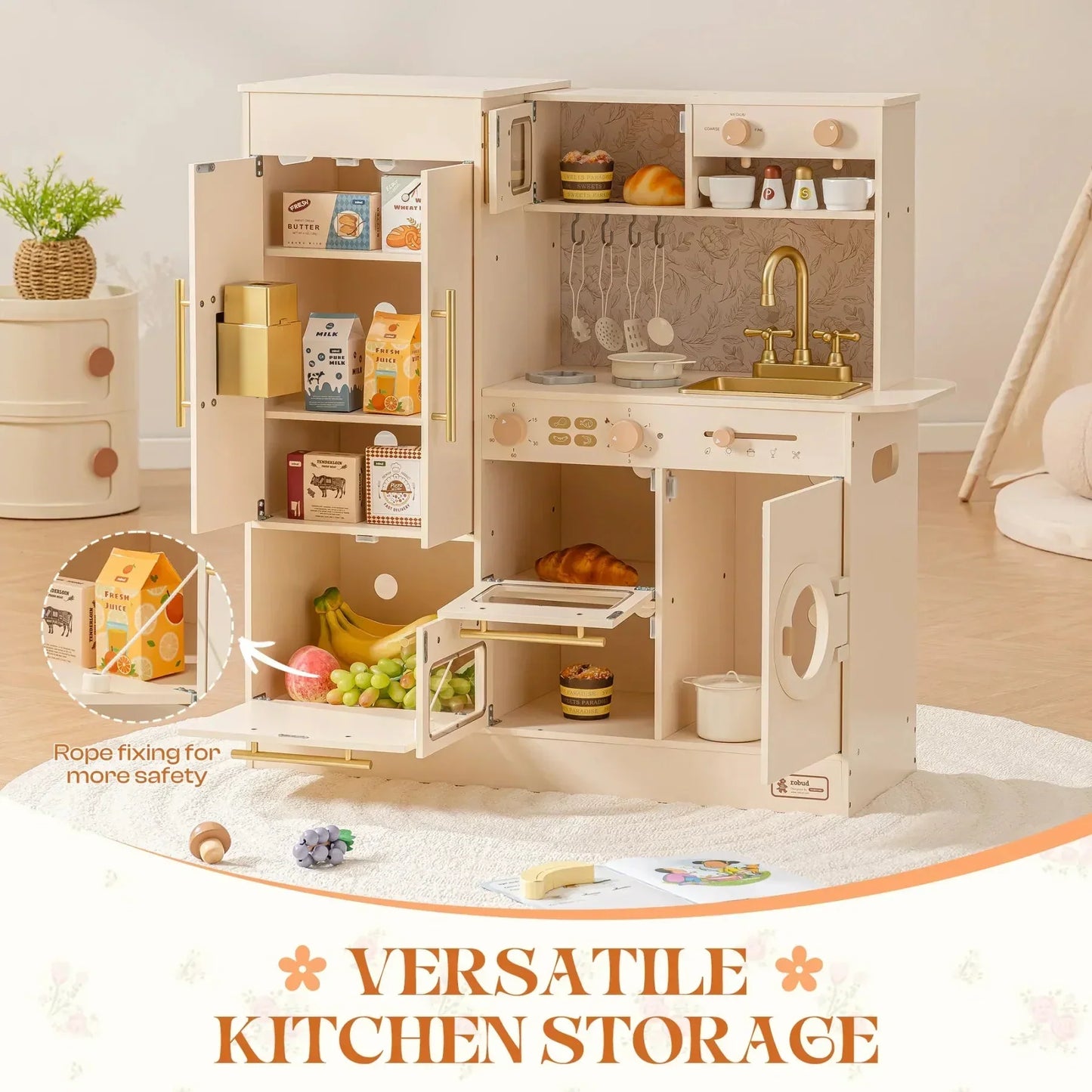 Toddler Chef - Wooden Play Kitchen