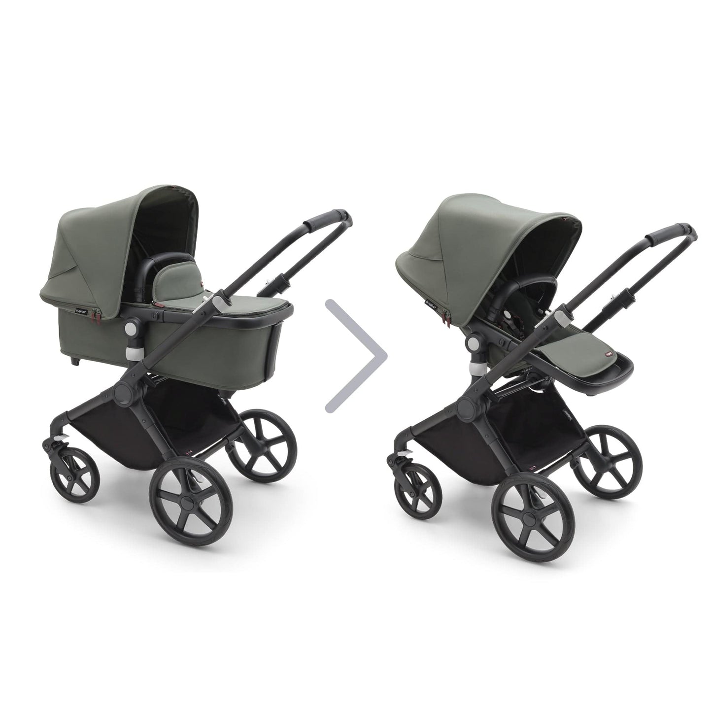 Bugaboo Fox Cub Complete - Black/Forest Green