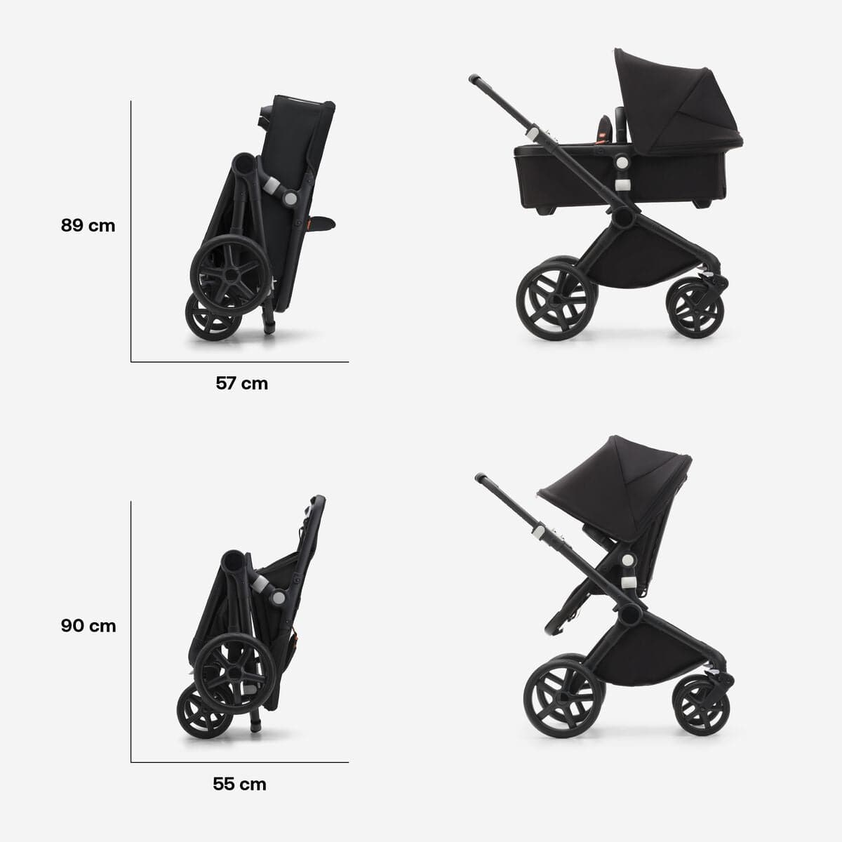 Bugaboo Fox Cub Complete - Black/Forest Green