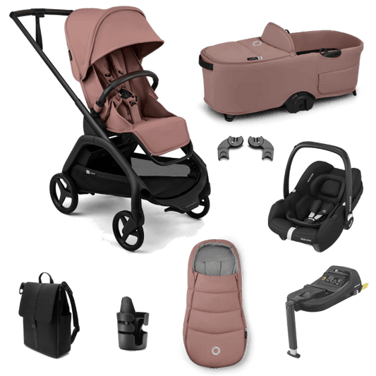 Bugaboo Dragonfly Plus (Cabriofix i-Size) Travel System - Dusty Pink