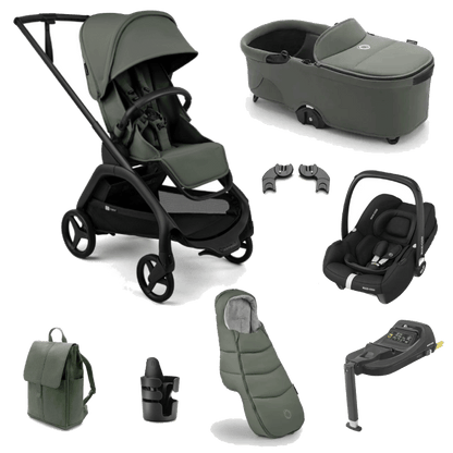 Bugaboo Dragonfly Plus (Cabriofix i-Size) Travel System - Forest Green
