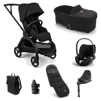 Bugaboo Dragonfly Plus (Cloud T) Travel System - Heritage Black