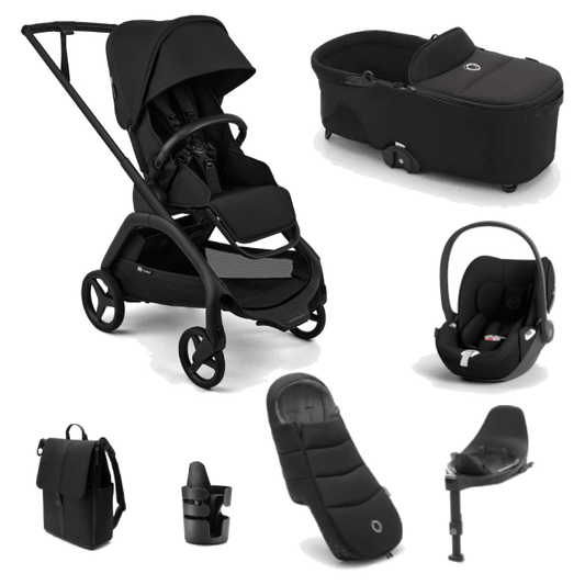 Bugaboo Dragonfly Plus (Cloud T) Travel System - Heritage Black