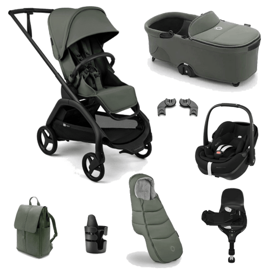 Bugaboo Dragonfly Plus (Pebble 360 PRO2) Travel System - Forest Green