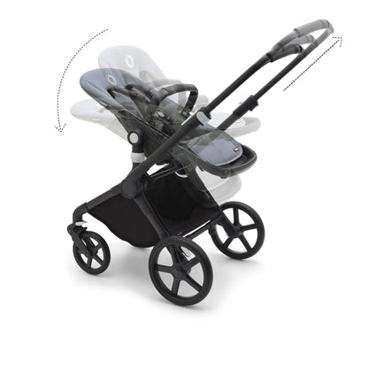 Bugaboo Fox Cub Cabriofix i-Size Travel System - Black/Stormy Blue