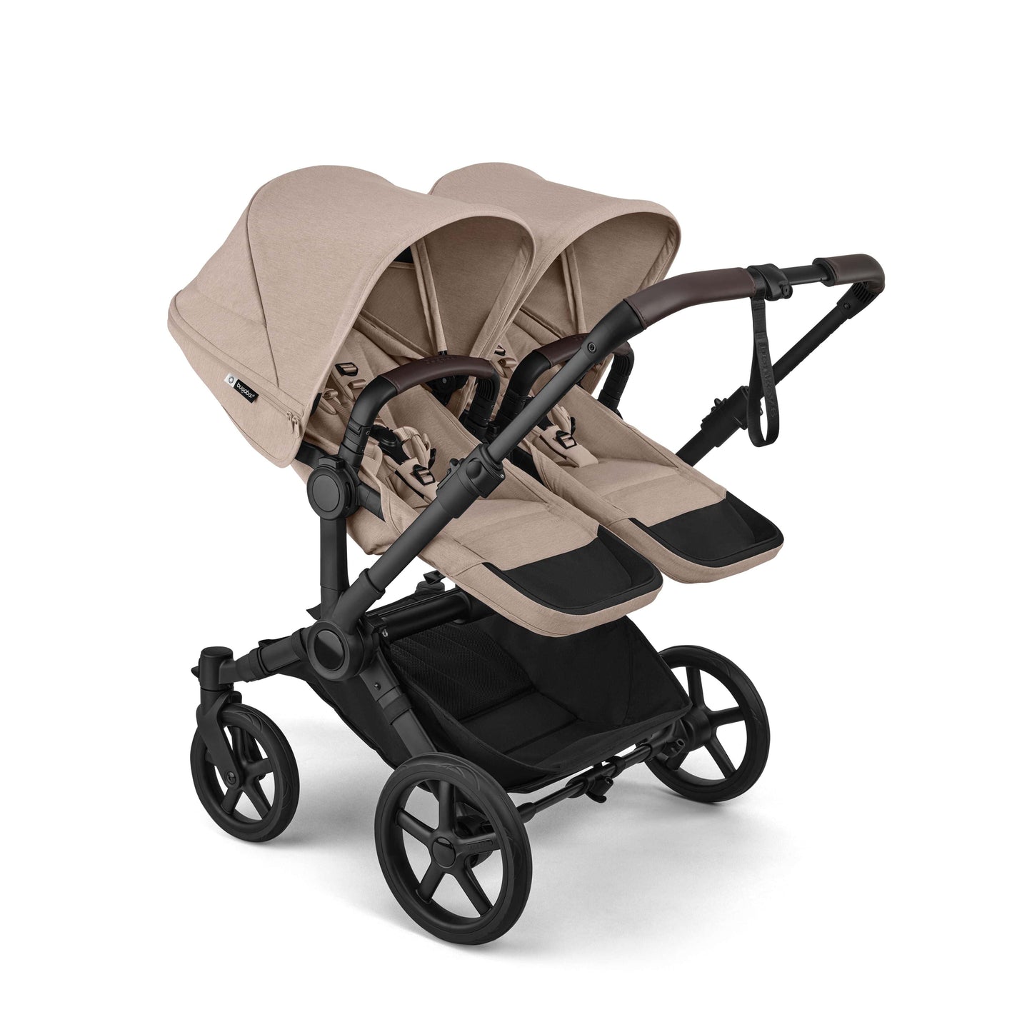 Bugaboo Donkey 6 Twin (Cloud T Plus) Travel System - Desert Taupe/Cozy Beige