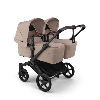 Bugaboo Donkey 6 Twin (Cloud T Plus) Travel System - Desert Taupe/Cozy Beige