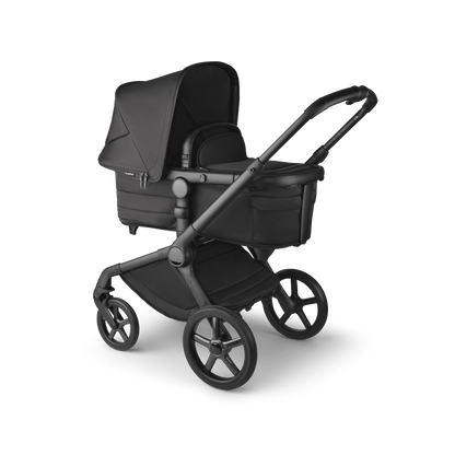 Bugaboo Fox 5 (Cloud G) Travel System, Noir Limited Edition - Black Moonlight