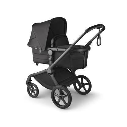Bugaboo Fox 5 (Coral Slide PRO) Travel System - Noir Limited Edition, Black Moonlight