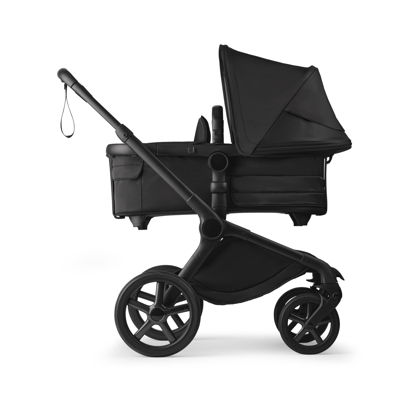 Bugaboo Fox 5 (Coral Slide PRO) Travel System - Noir Limited Edition, Black Moonlight