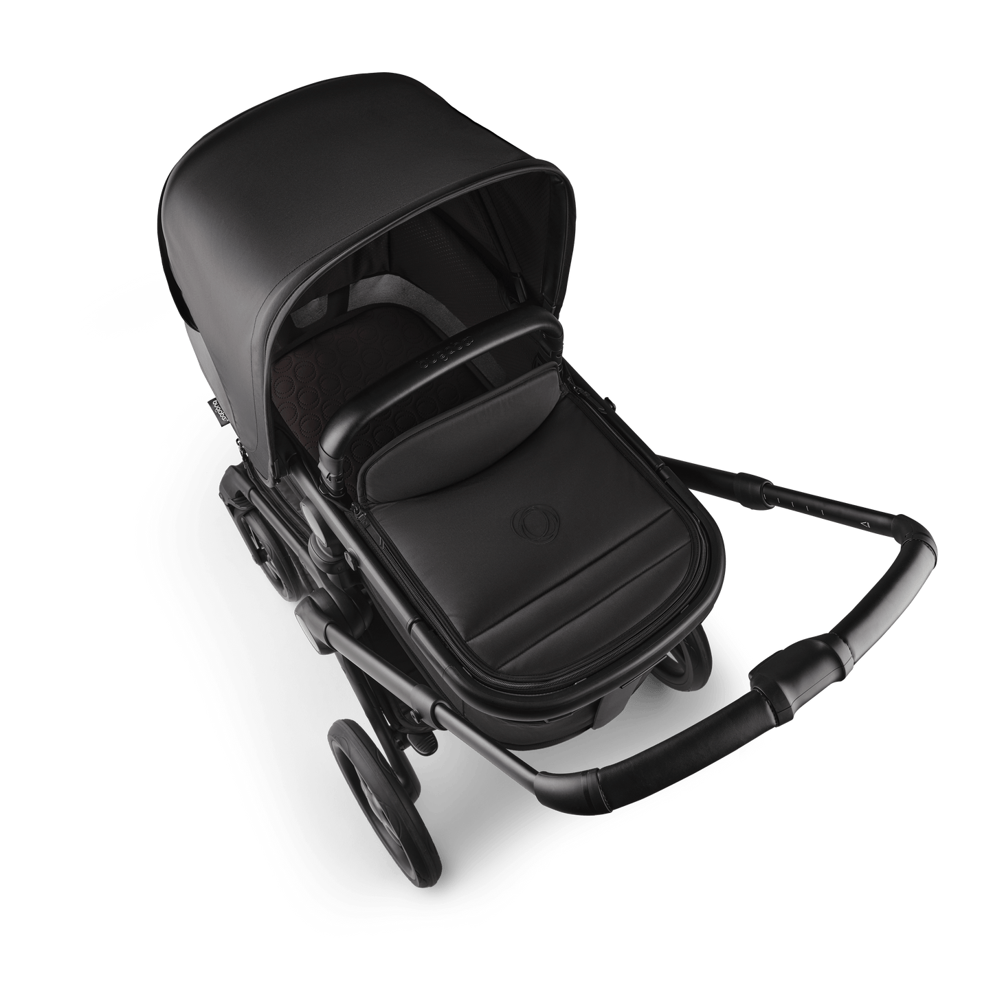 Bugaboo Fox 5 (Coral Slide PRO) Travel System - Noir Limited Edition, Black Moonlight