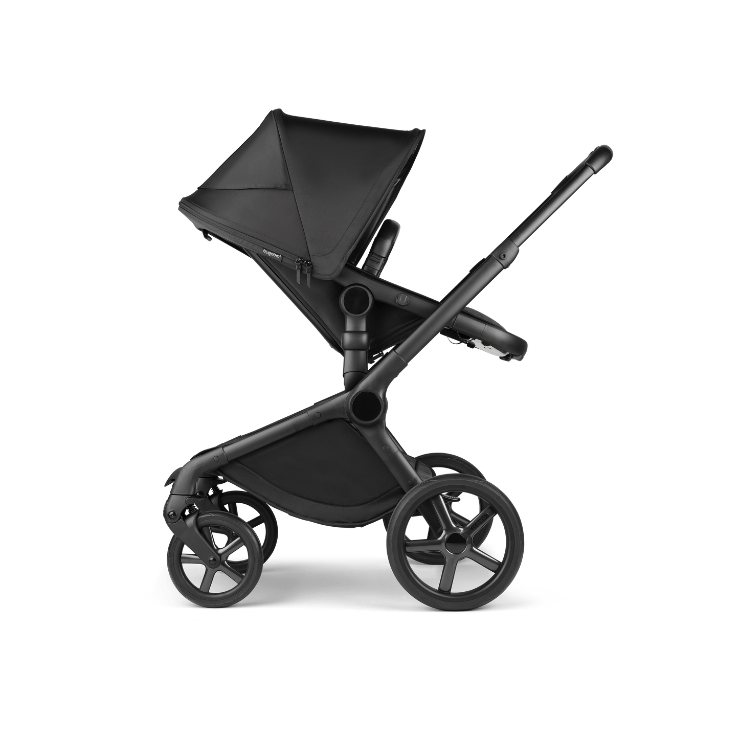 Bugaboo Fox 5 (Pebble Slide PRO) Travel System - Noir Limited Edition, Black Moonlight