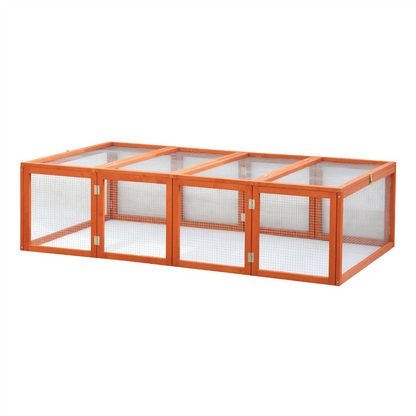 6ft Wooden Folding Pet Run
