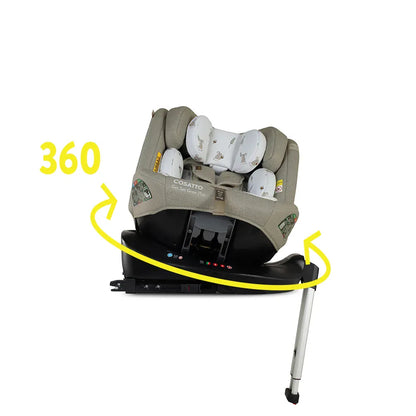 Cosatto Get Set Grow Plus i-Size 360 Car Seat - Hushmouse