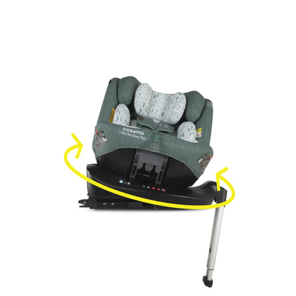 Cosatto Get Set Grow Plus i-Size 360 Car Seat - Tiny Treetops