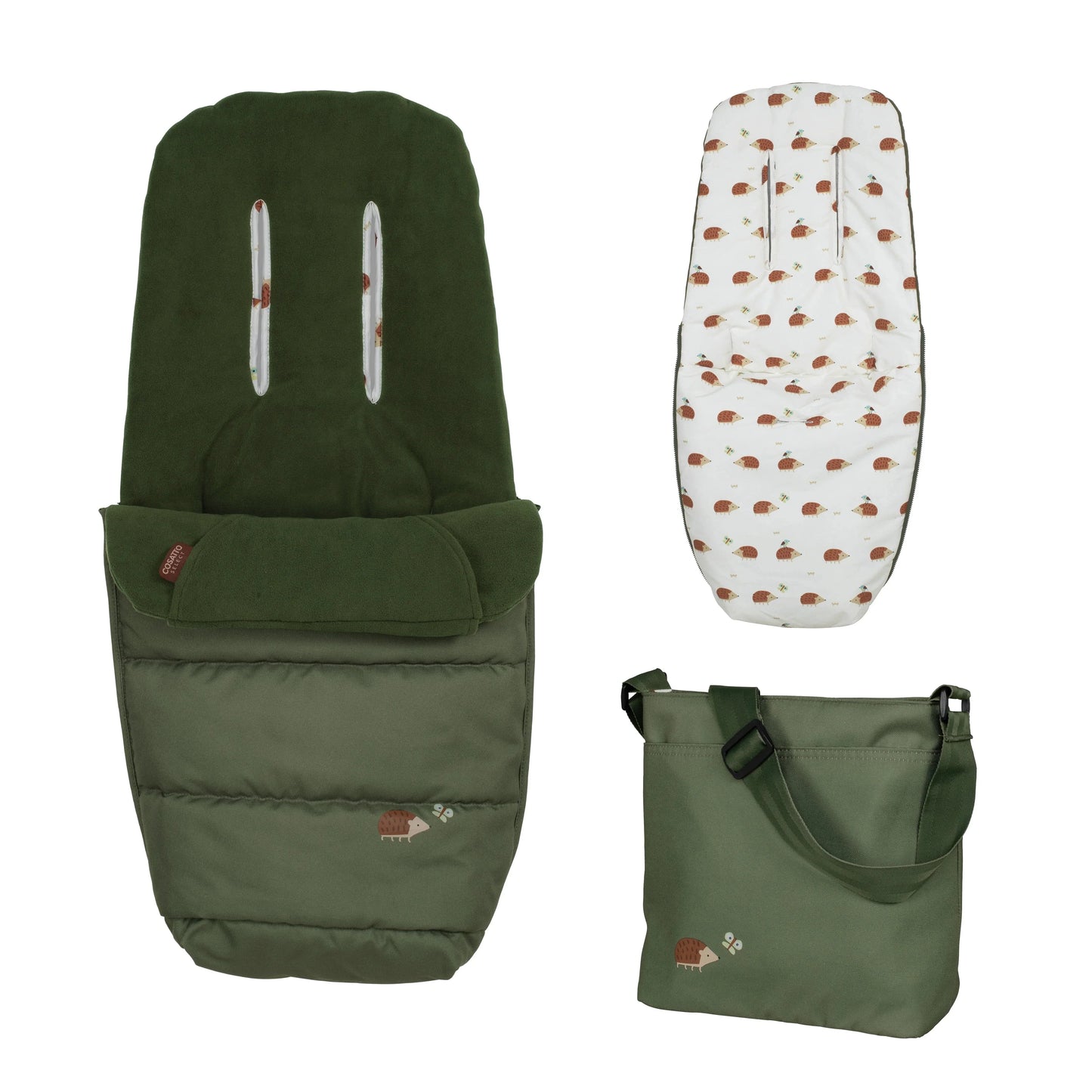 Cosatto Giggle 4 Everything Bundle with Bedside Crib & Highchair - Hoglet
