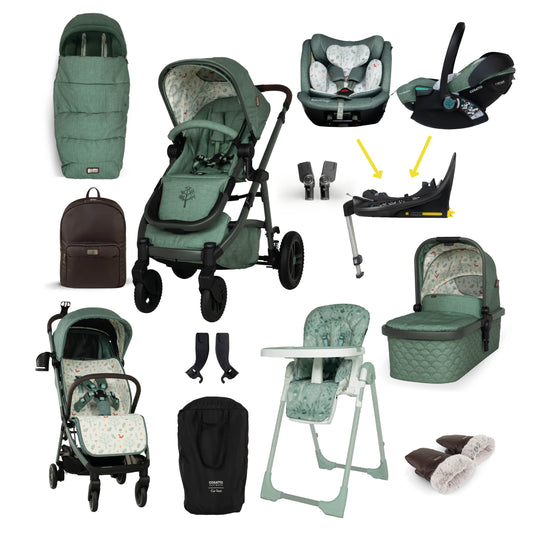 Cosatto Wow 3 & Woosh City Ultimate Epic Bundle - Meadow