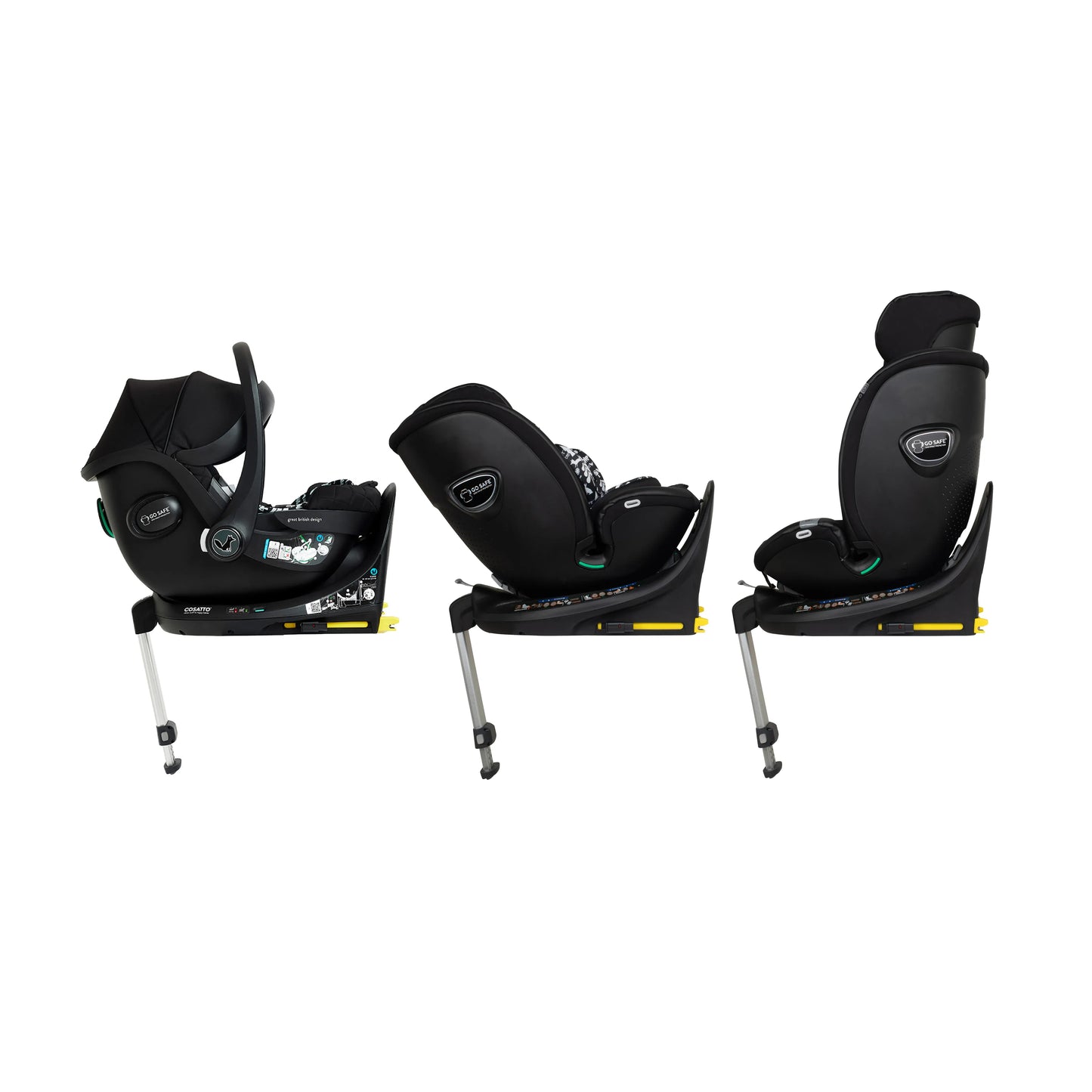 Cosatto Wow 3 & Woosh City Ultimate Epic Bundle - Silhouette