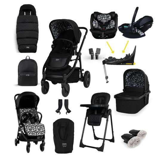 Cosatto Wow 3 & Woosh City Ultimate Epic Bundle - Silhouette