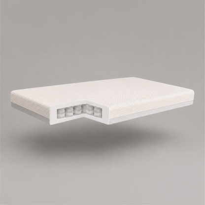 CuddleCo Signature Hypo-Allergenic Bamboo Pocket Sprung Cot Mattress 120 x 60cm