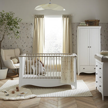 CuddleCo Clara 4pc Furniture Set - White & Ash