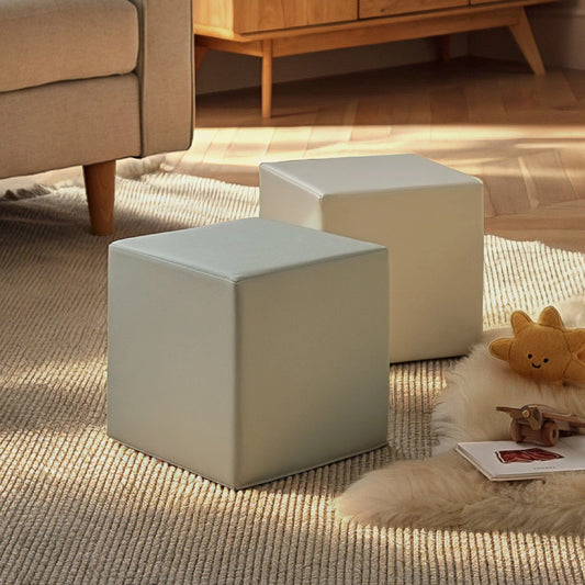 CuddleCo Soft Play Cubes 2 Piece - Sea Salt & Pebble