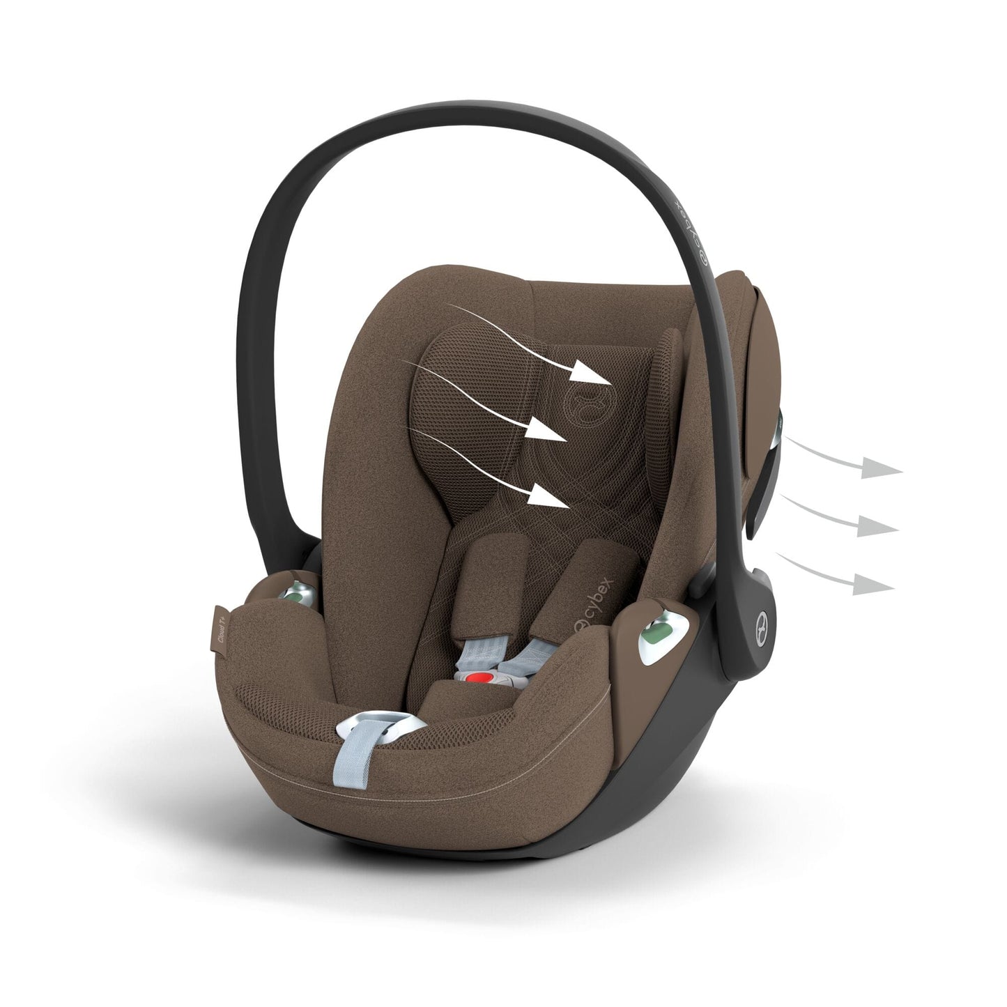 Cybex Cloud T i-Size PLUS Car Seat - Coconut Brown