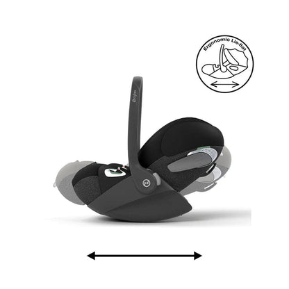 Cybex Cloud T , Sirona T and Base T i-Size Complete Modular Bundle - Black