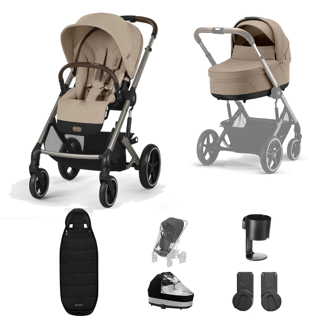 Cybex Balios S Lux Essential Bundle - Almond Beige