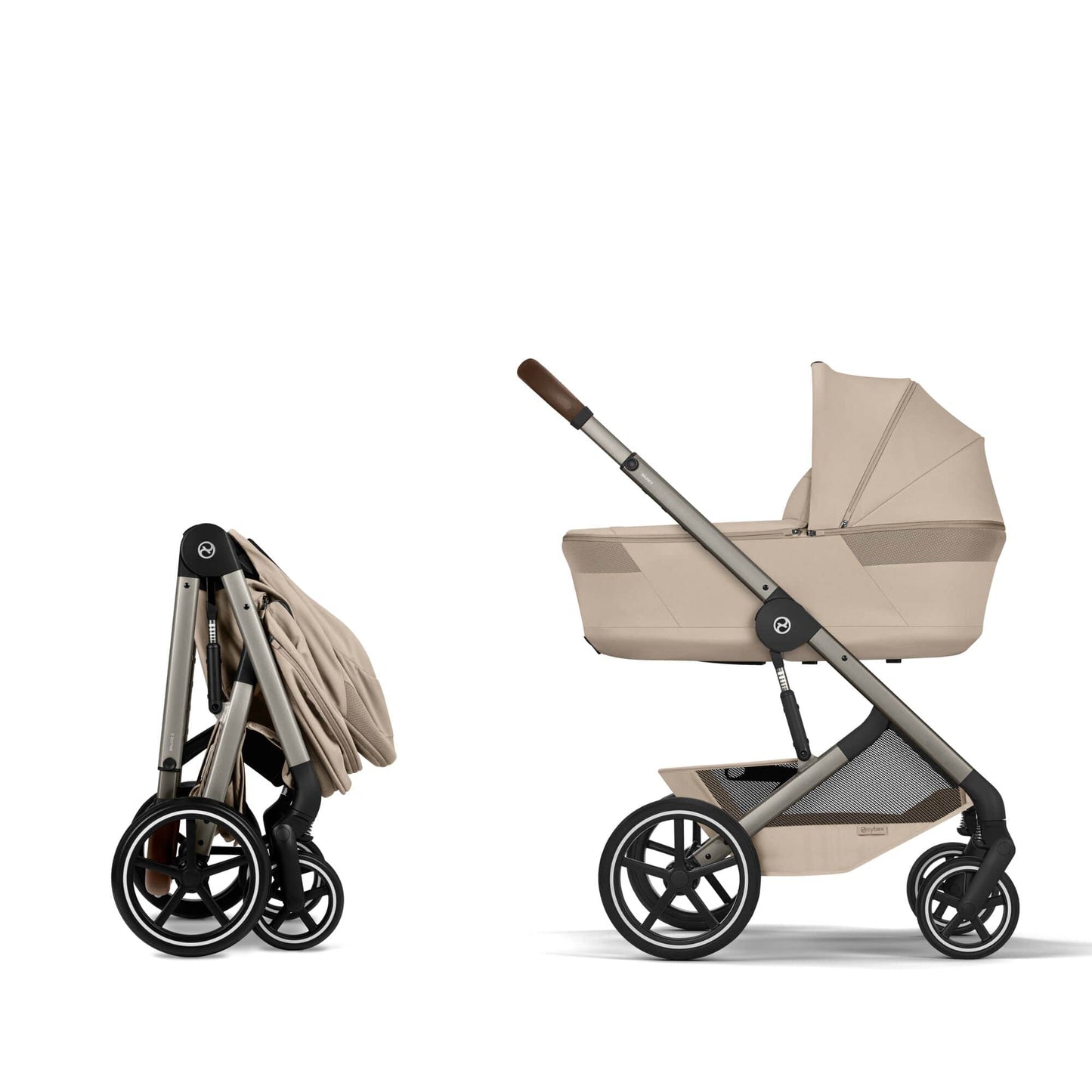 Cybex Balios S Lux (Cabriofix i-Size) Travel System - Almond Beige (2026)