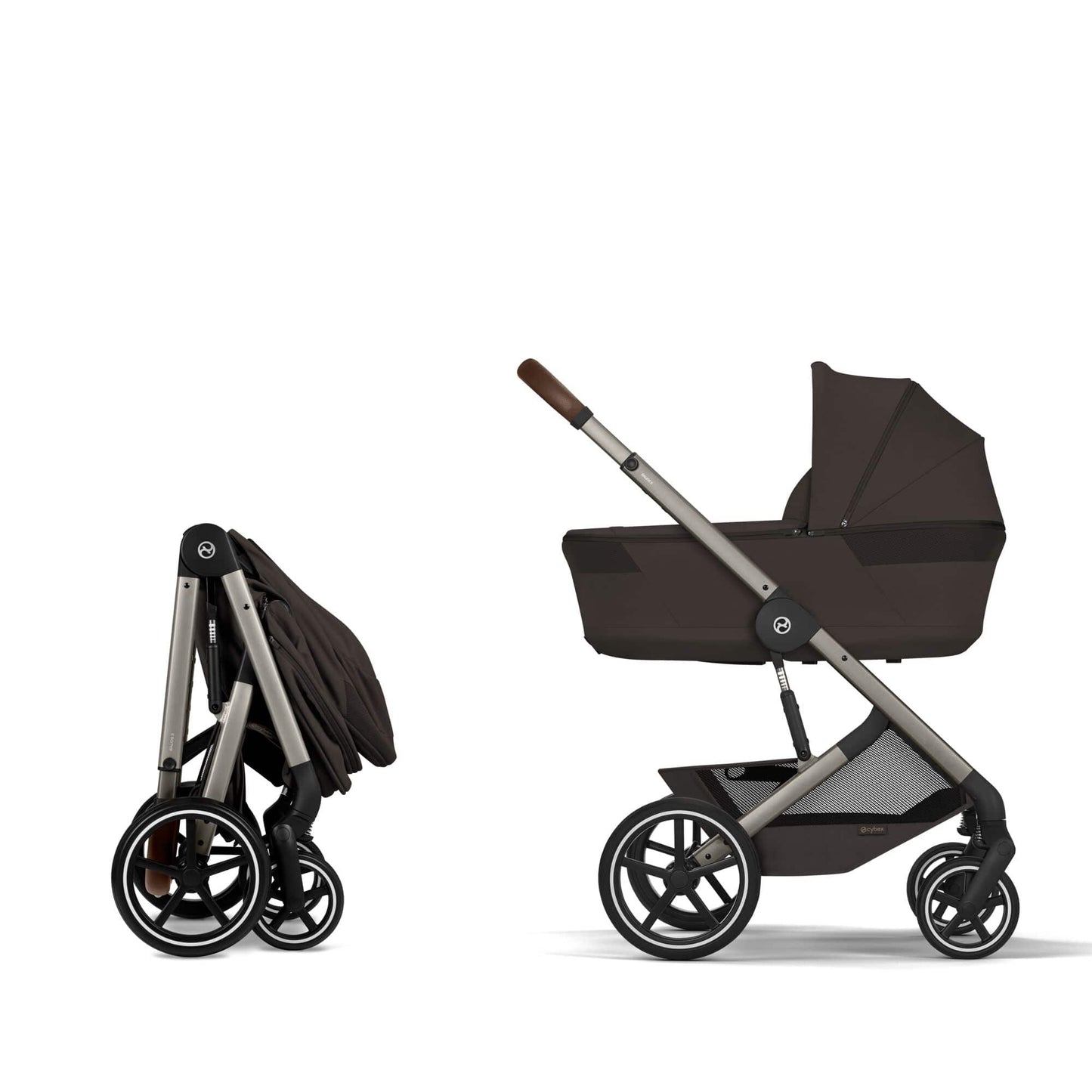 Cybex Balios S Lux (Cloud T) Travel System - Chocolate Brown (2026)