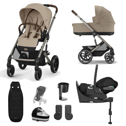 Cybex Balios S Lux Luxury Cloud T Bundle - Almond Beige